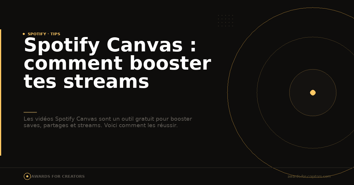 Spotify Canvas : comment booster tes streams
