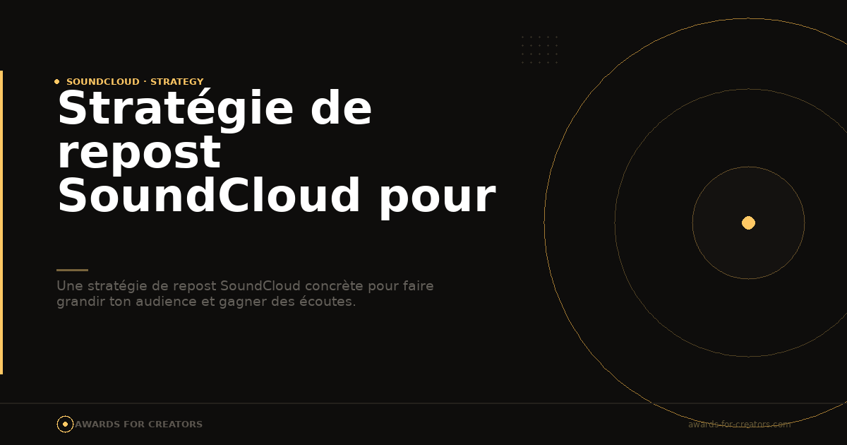 Stratégie de repost SoundCloud pour ta croissance